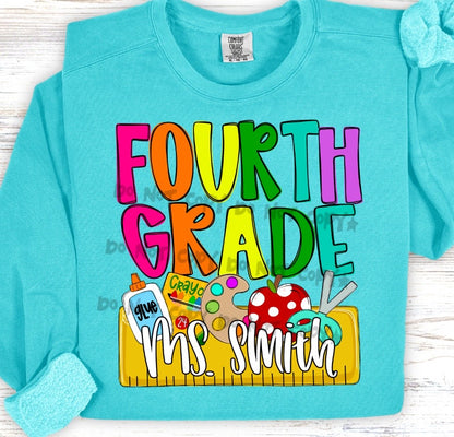 Back to School Nameplates-Custom-DTF or UV