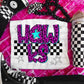 Pink Leopard Neon Mascots (dropdown)-DTF&UV