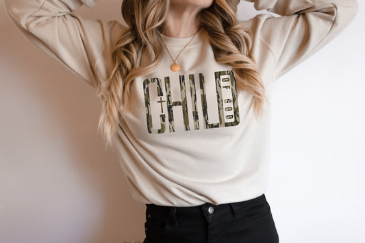 Child of God camo-DTF&UV