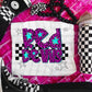 Pink Leopard Neon Mascots (dropdown)-DTF&UV
