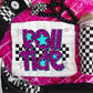 Pink Leopard Neon Mascots (dropdown)-DTF&UV