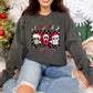 Horror Christmas Vibes Checkered Blk - DTF