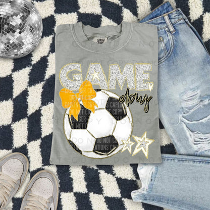 Game day Soccer(all colors in dropdown)-DTF