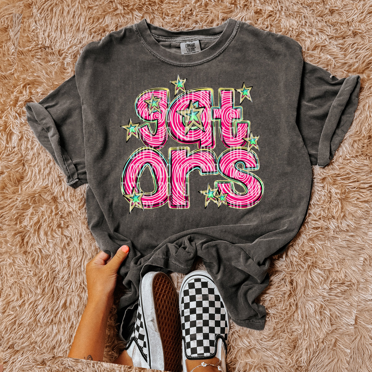 Pink Swirls Mascots(Dropdown)-DTF