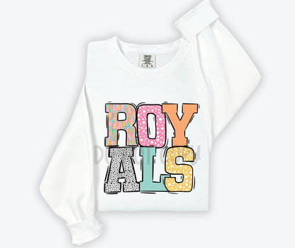 Pastel Stroke Varsity Mascots (ALL Mascots in this listing Dropdown)-DTF