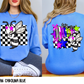 Bright Checkered Mascots (BACK- Dropdown)-DTF&UV