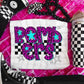 Pink Leopard Neon Mascots (dropdown)-DTF&UV