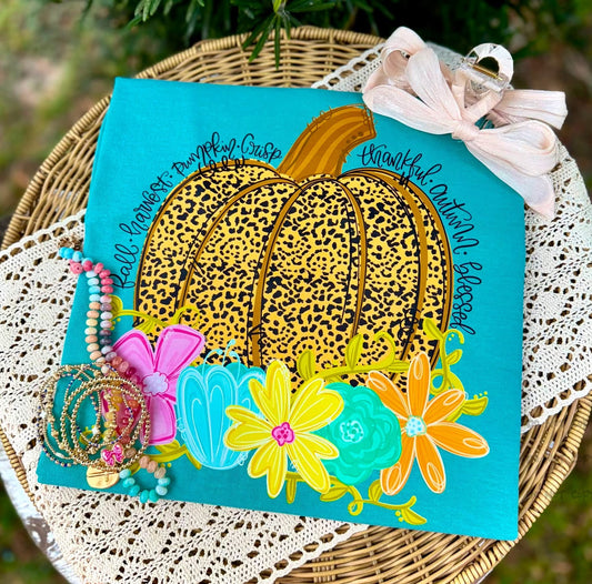 Leopard pumpkin fall things-DTF&UV