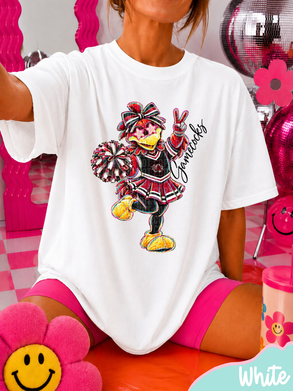 Cheer Delulu Mascot DROPDOWN -DTF&UV