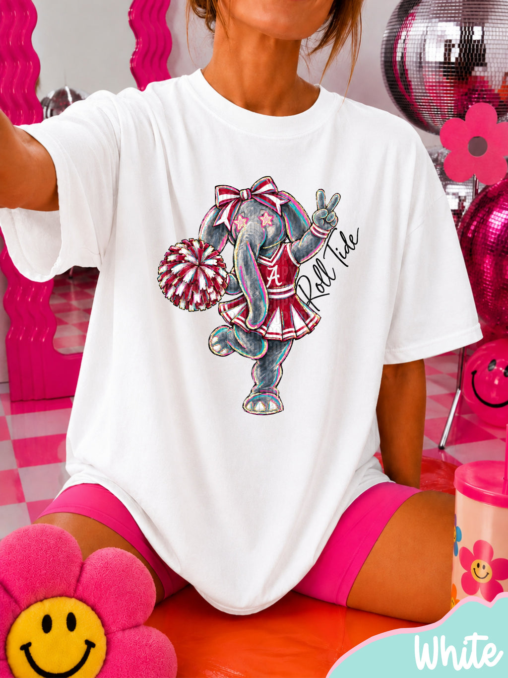 Cheer Delulu Mascot DROPDOWN -DTF&UV