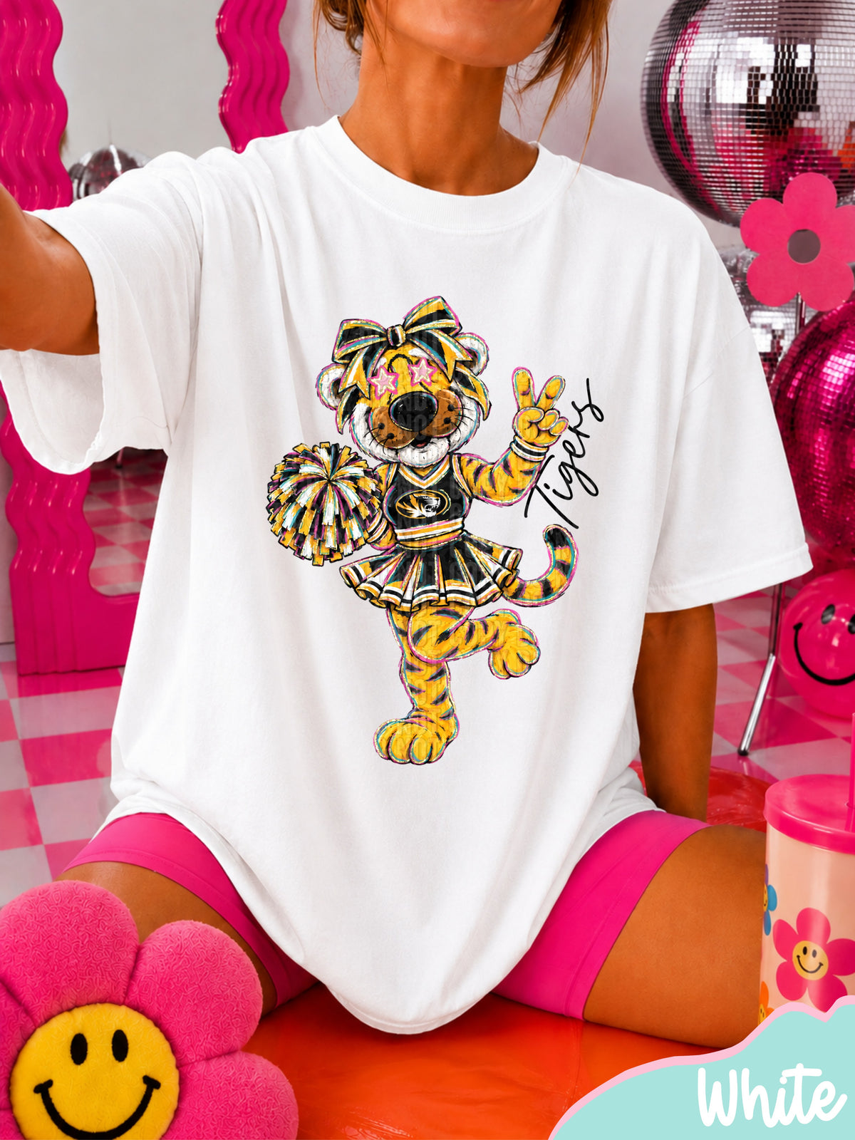 Cheer Delulu Mascot DROPDOWN -DTF&UV