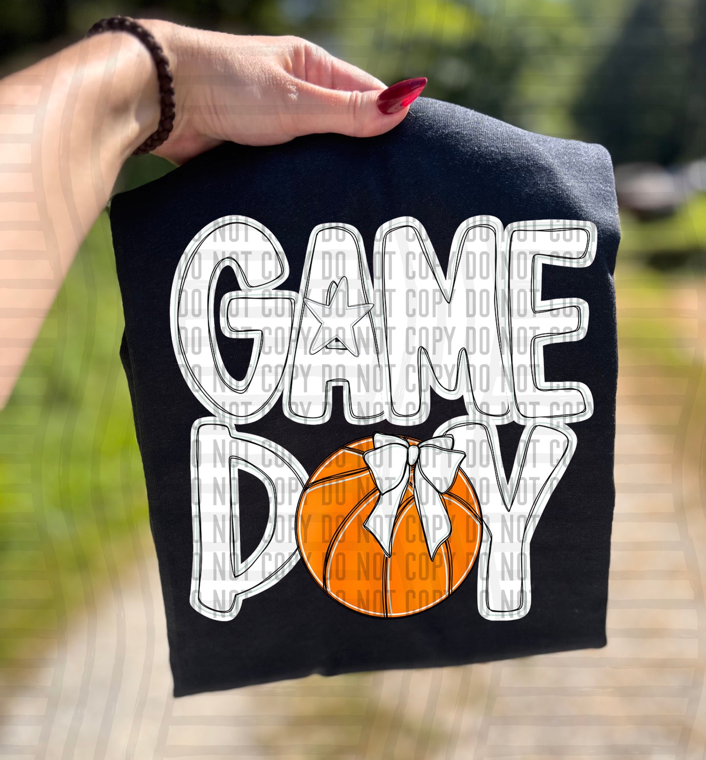 Game day Basketball (DROPDOWN Colors)-DTF&UV
