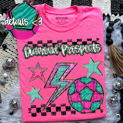 Soccer Bolt Mascots(Dropdown)-DTF
