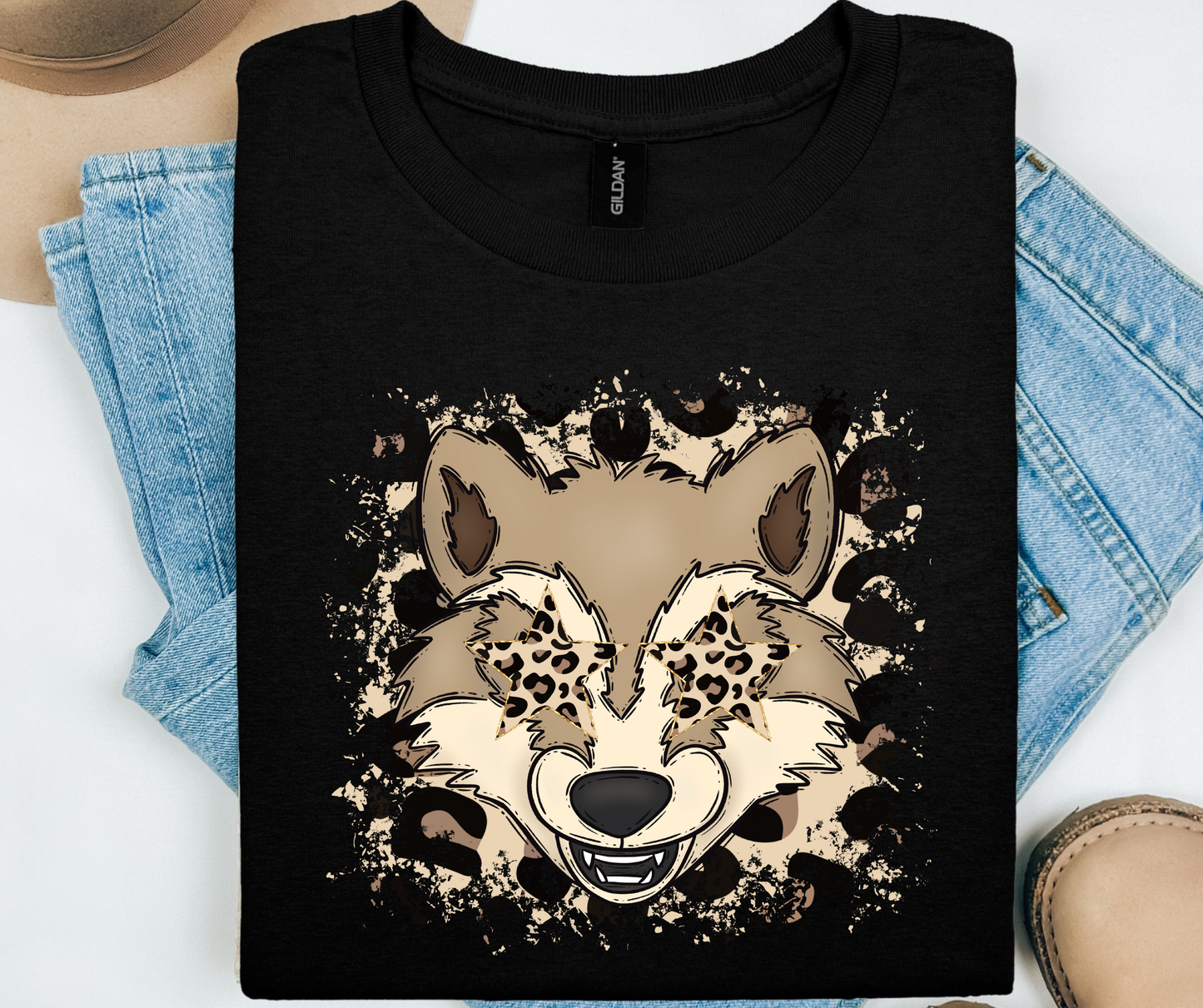 Leopard Mascot (Dropdown)-DTF&UV