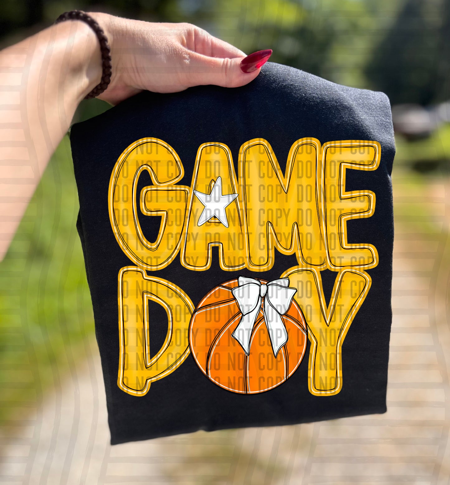 Game day Basketball (DROPDOWN Colors)-DTF&UV
