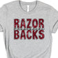 Razorbacks red sequin razorbacks-DTF