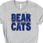 Bearcats blue sequin bearcats-DTF