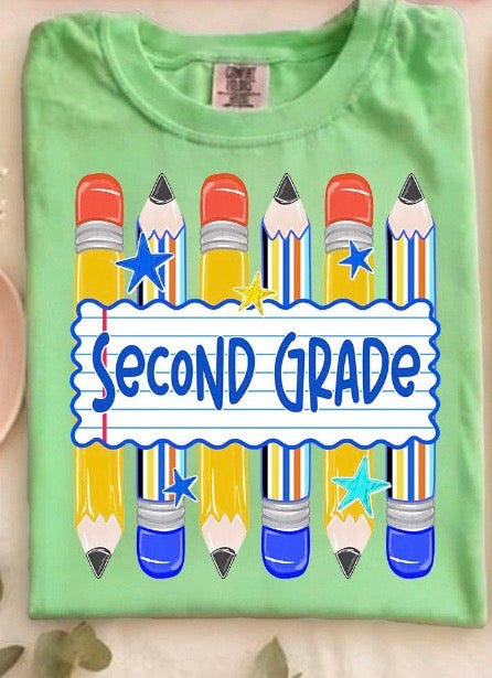 Second Grade Pencils- DTF&UV