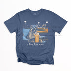 I live here now raccoon (NEEDS to go on dark shirt)-DTF&UV