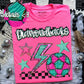 Soccer Bolt Mascots(Dropdown)-DTF