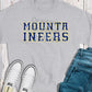 Mountaineers split sequin-DTF