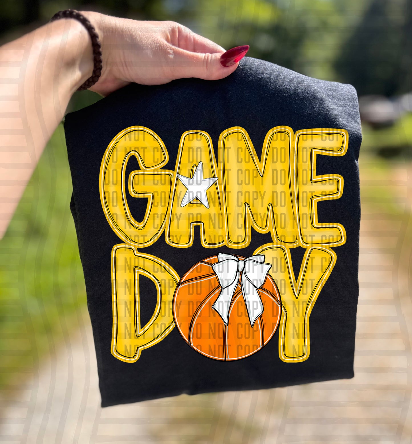 Game day Basketball (DROPDOWN Colors)-DTF&UV