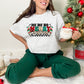 Ho Ho Ho Merry Christmas Lightening Bolt - DTF