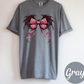 Pink lace bat-DTF