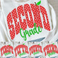 Red with white polka dots 11” (ALL GRADES in DROPDOWN) - DTF DEAL