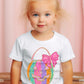 Pink pumpkin bucket with bow-DTF