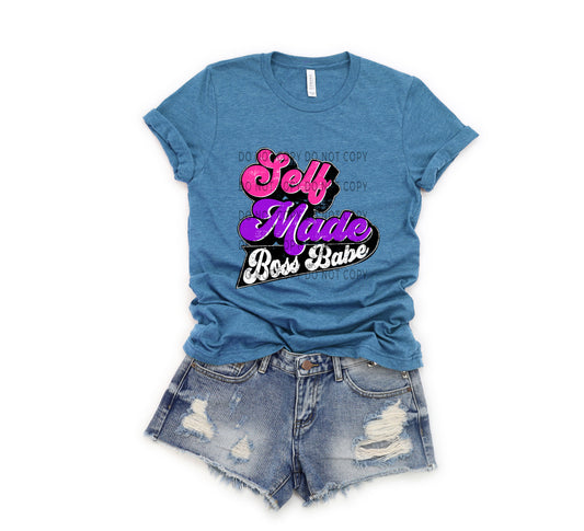 Self Made Boss Babe DTF