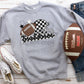 Touchdown check faux stitched-DTF