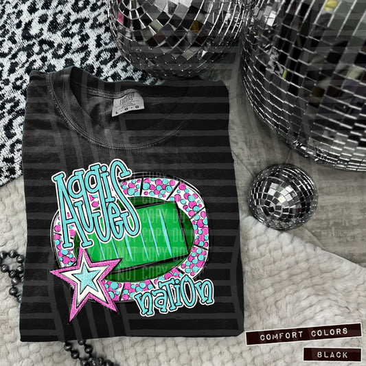 Preppy Stadium Nation (Dropdown)- DTF&UV