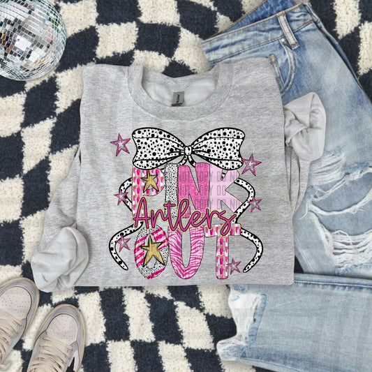 Pink out Gold- (DROPDOWN MASCOT)-DTF&UV