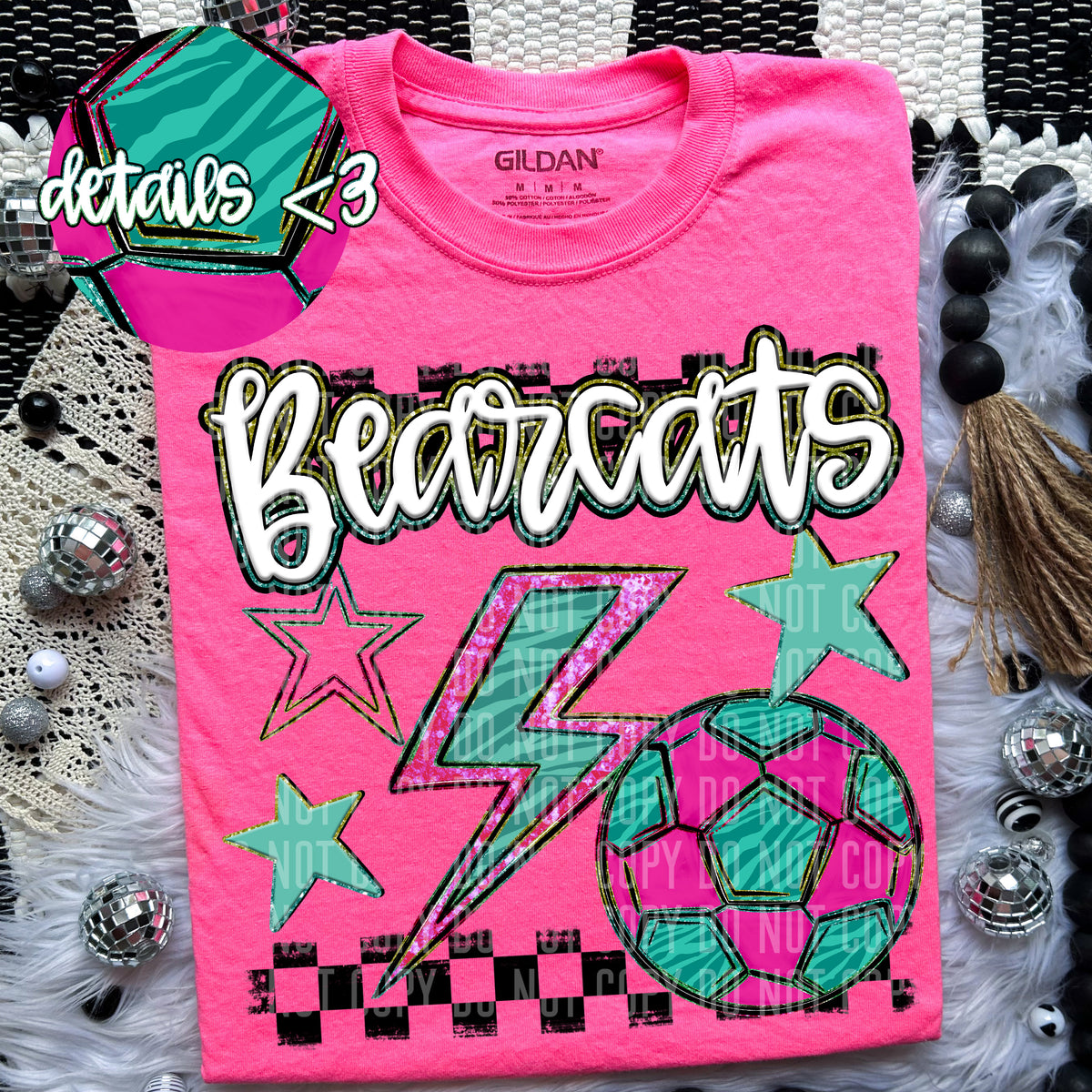 Soccer Bolt Mascots(Dropdown)-DTF