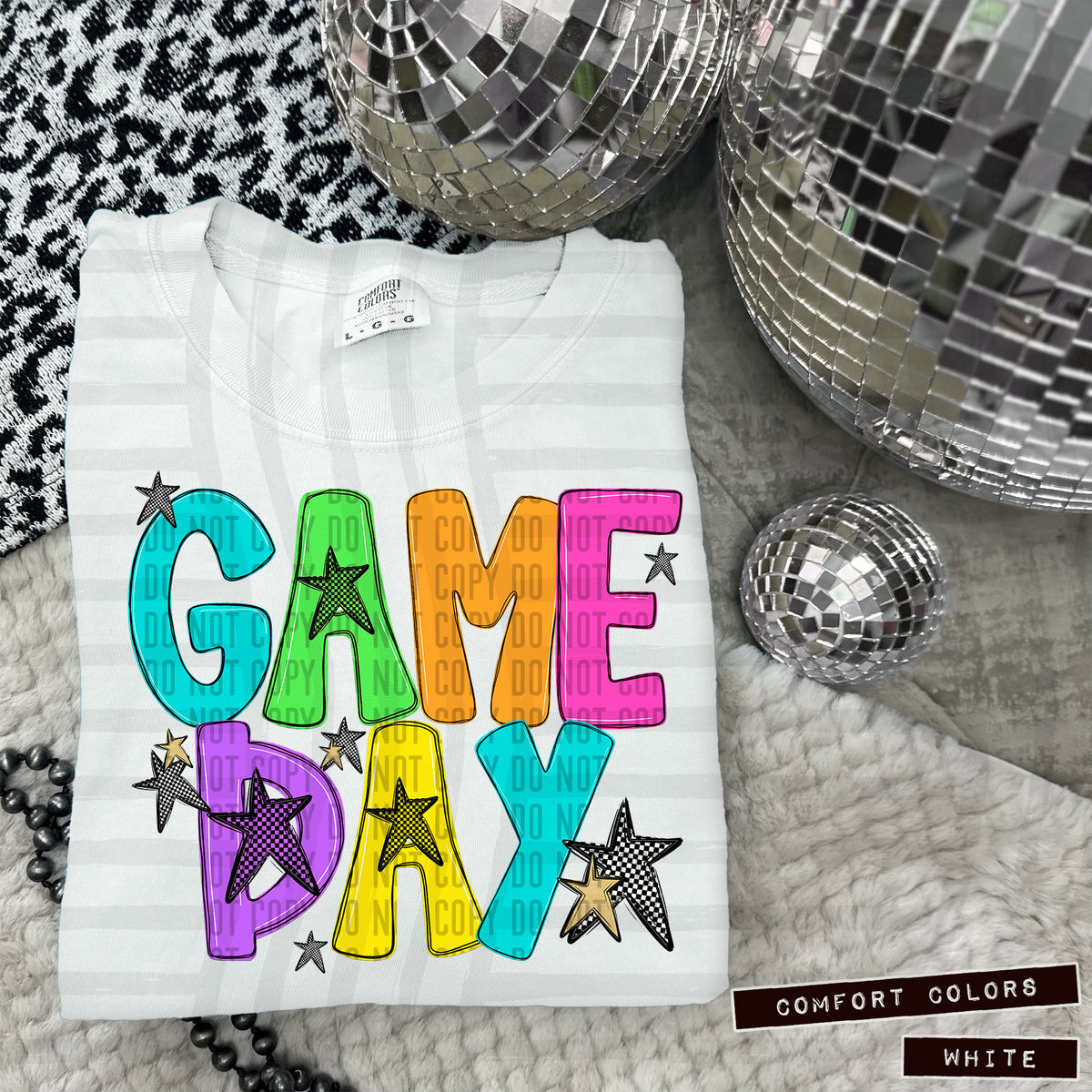 Game day Checkmate (colors dropdown)-DTF&UV