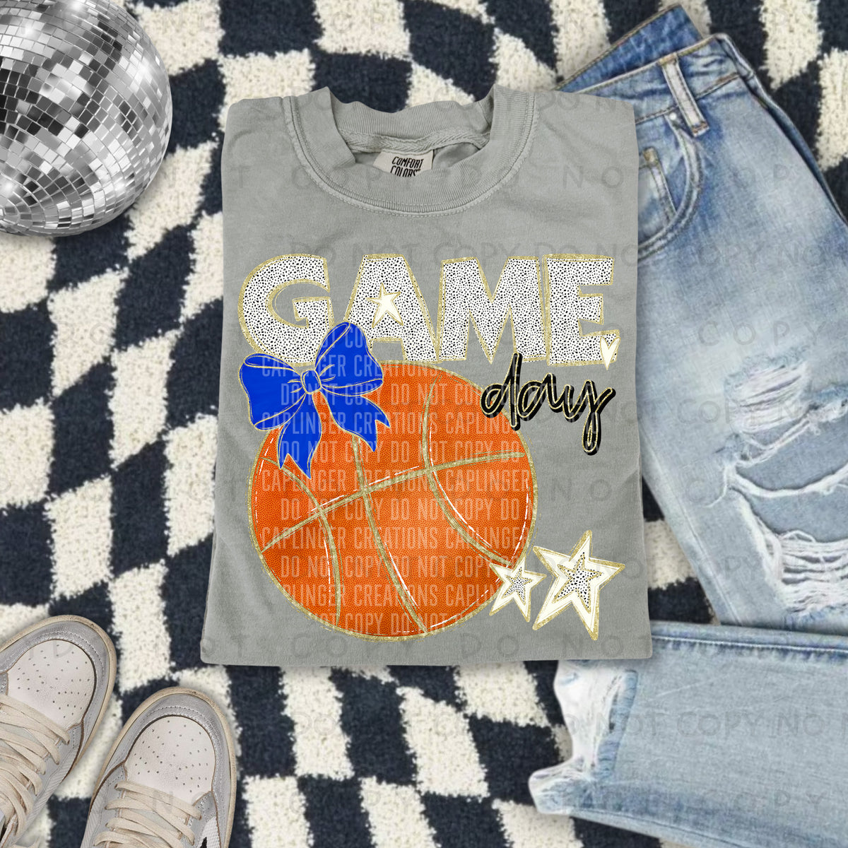 Game day Basketball(all colors in dropdown)-DTF