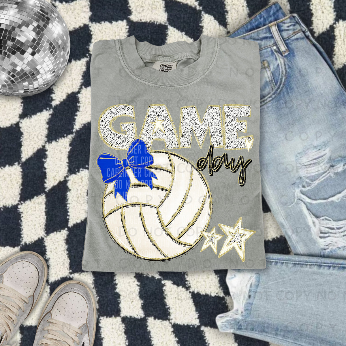 Game day Volleyball(all colors in dropdown)-DTF