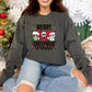 Merry Creepmas With Stars Blk - DTF