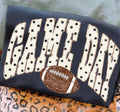 Game Day polka dots with football- DTF&UV