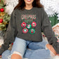 Creepmas Squad Ornaments Blk Stars - DTF