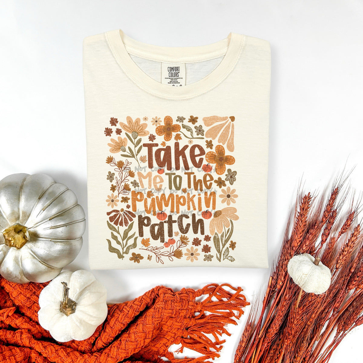 Take me to the Pumpkin Patch distressed-DTF&UV
