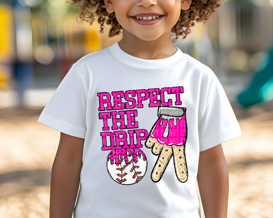 Baseball Glove Drip(dropdown)-DTF