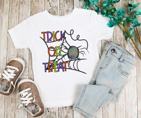 Trick or treat web spider-DTF&UV