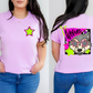 Star pocket (to match Neon Checkered Mascots)-DTF&UV