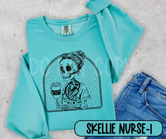 Skellie Nurse (5 hairstyles in this listing- DROPDOWN)-DTF