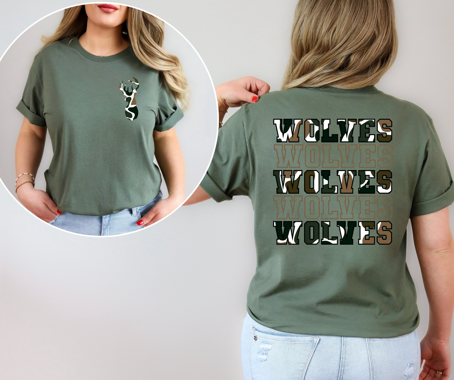 DEER POCKET (TO MATCH THE Boy Camo Mascots)-DTF&UV