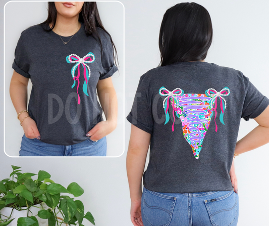 Bright Pennant Mascot (BACK- Dropdown)-DTF&UV