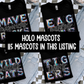 Holo Mascots (ALL 115 MASCOTS in this listing)-DTF