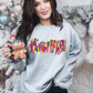 Merry brushstroke background-DTF